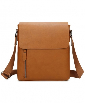 Flap Crossbody Bag NP2302 BROWN